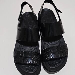 CROCS Black Women's Sandals